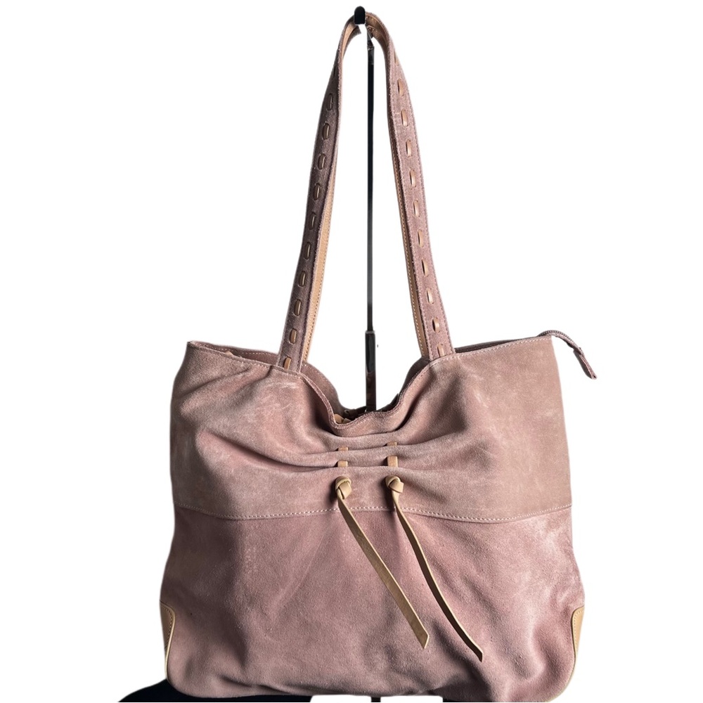 J.Jill Pink Suede Boho Women’s Shoulder Bag